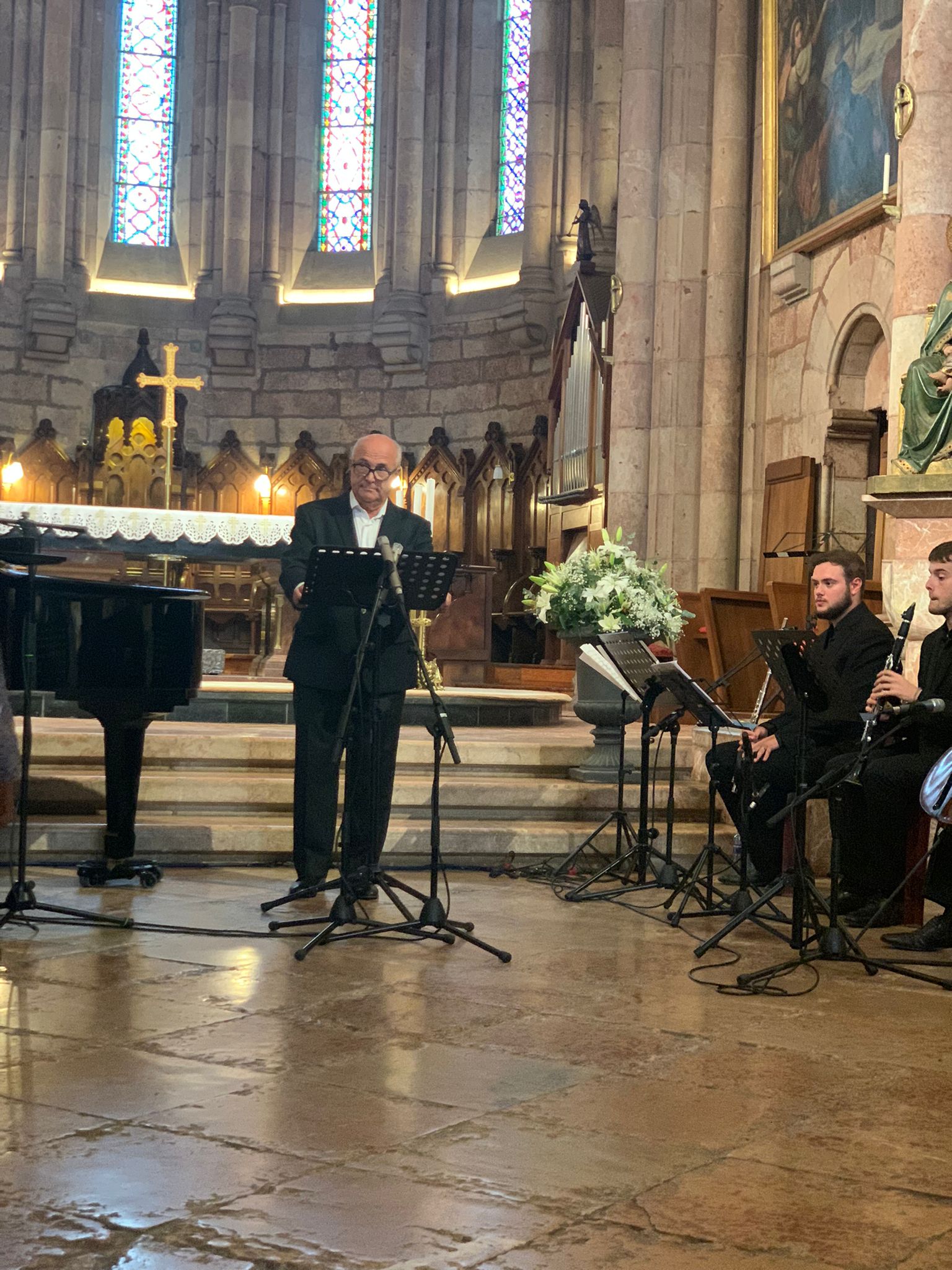 Joaquín pixan en la basilica