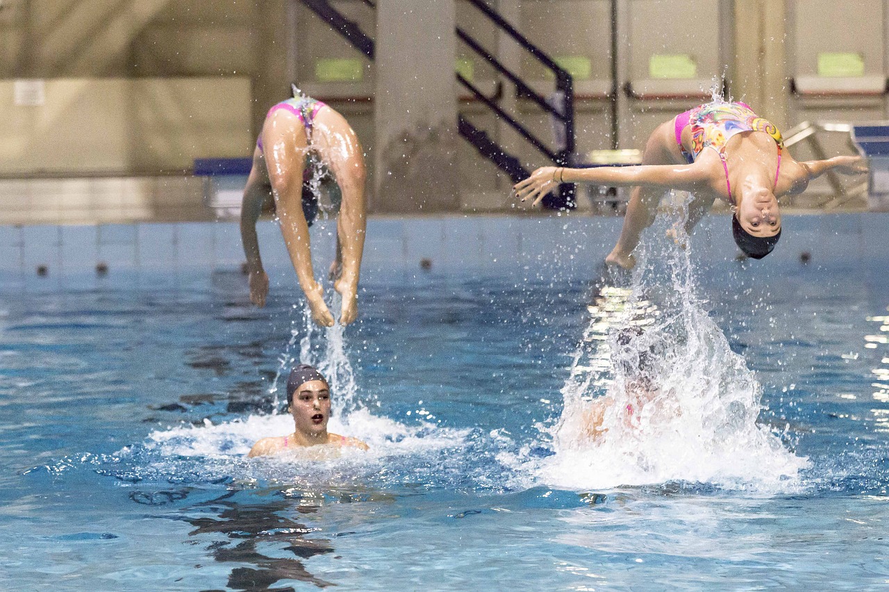 imagen natación sincronizada
